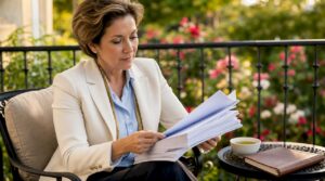 Person reviewing FDA peptides regulations documents