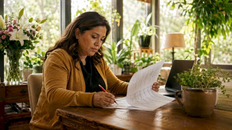 Compliance officer reviewing telehealth regulations