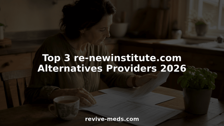 Woman reviewing medications for telehealth consultation