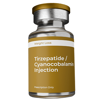 Tirzepatide product bottle
