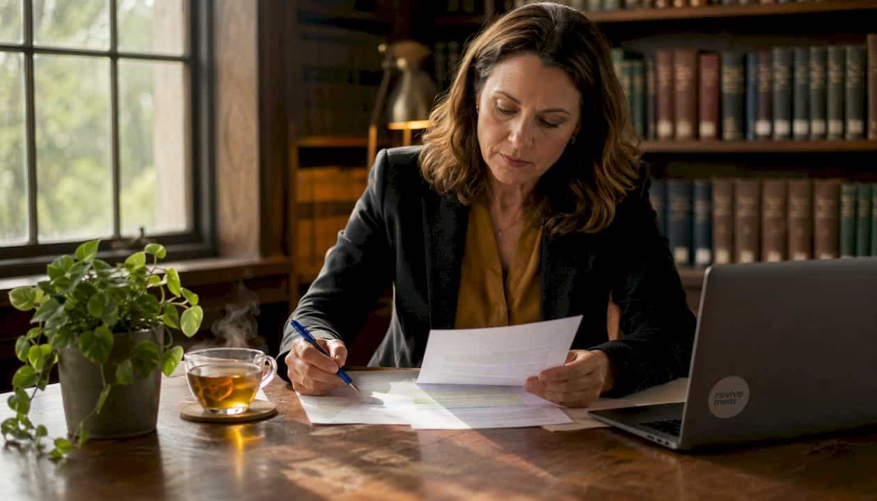 Healthcare compliance officer reviewing FDA warning letter