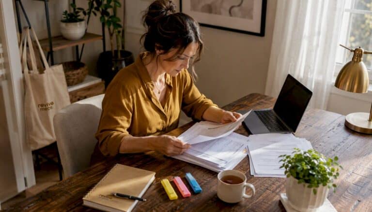 Regulatory specialist reviewing FDA pharmacy registration documents