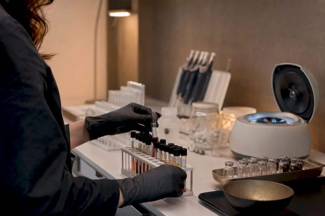 Laboratory vials for hormone testing