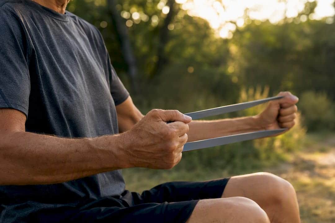 Hands stretching resistance band
